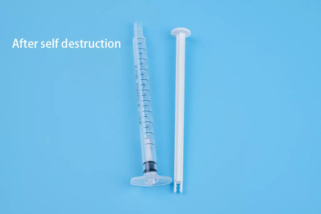 Auto Disable Syringes(With Back-end Auto-disable Feature）Front