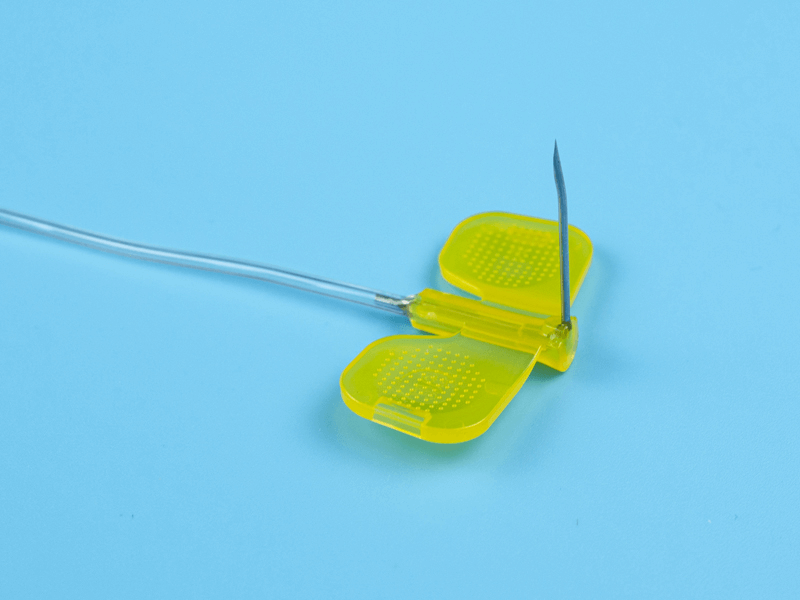 Single-use Huber Needles Used For Implantable Drug-supplying Devices